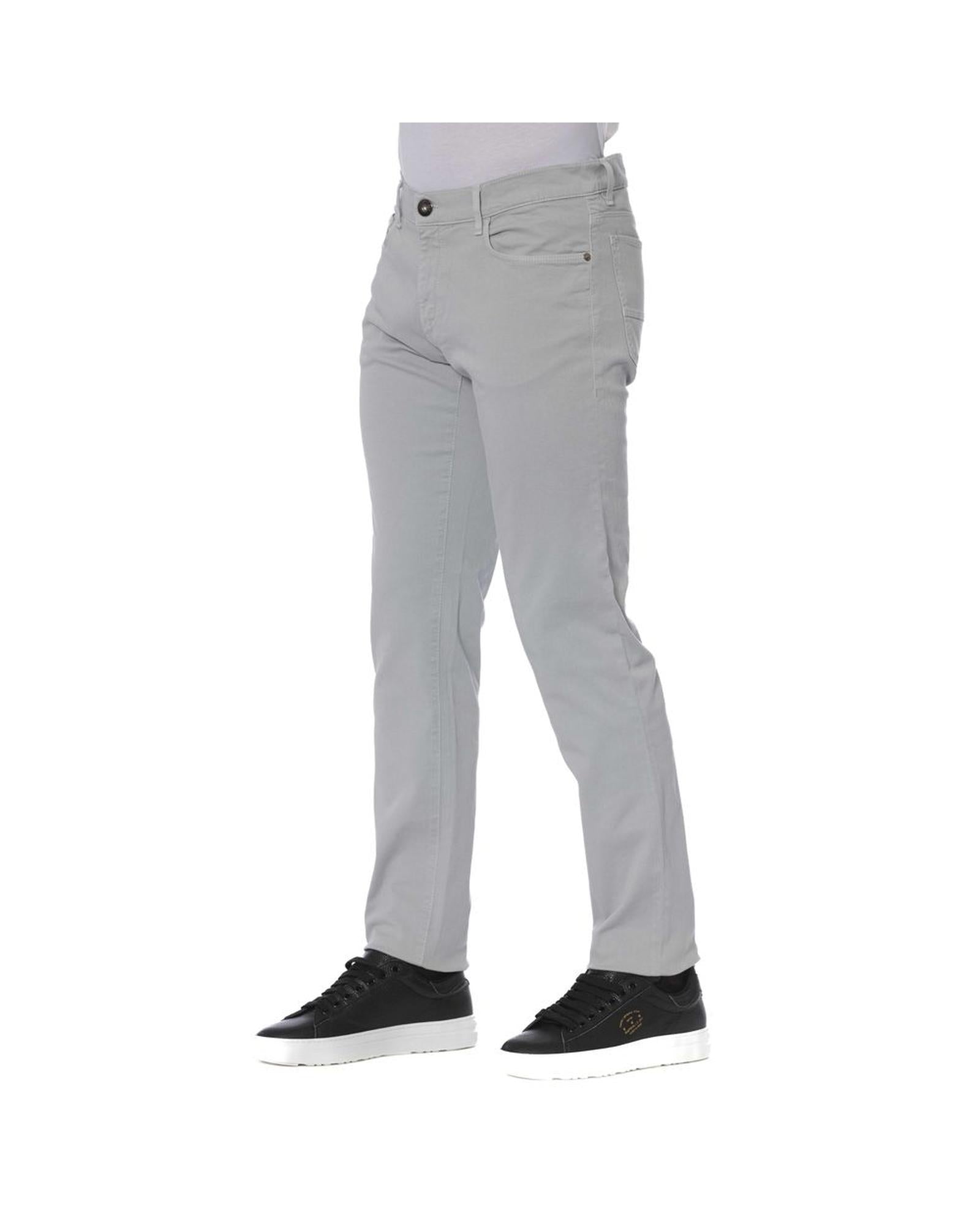 Men's Gray Cotton Jeans & Pant - W29 US