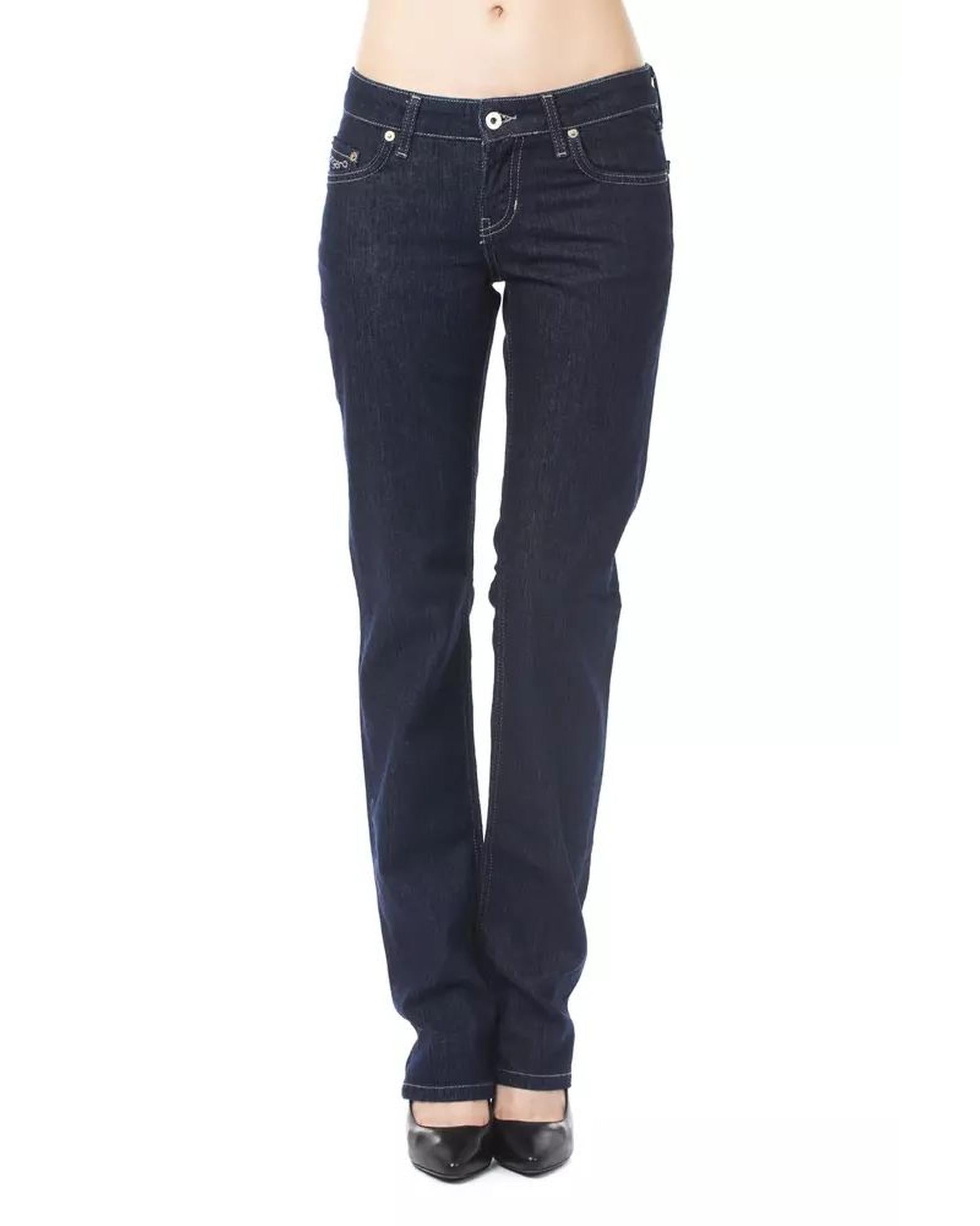 Women's Blue Cotton Jeans & Pant - W28 US