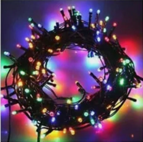 Solar Fairy String Lights 200 LED Outdoor Garden Christmas Party DÃ©cor Multi-Colours