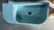 New Concrete Cement Wash Basin Counter Top Matte Teal Wall Hung Basin