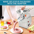 1.63HP Commercial Meat Mincer- Electric Grinder & Sausage Maker Filler 1200W