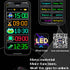Programmable LED Matrix Panel Flexible Screen IP65 with APP Control 70*173mm