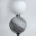 Murano Floor Lamp - Brass/Pewter