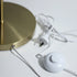 Murano Floor Lamp - Brass/Pewter