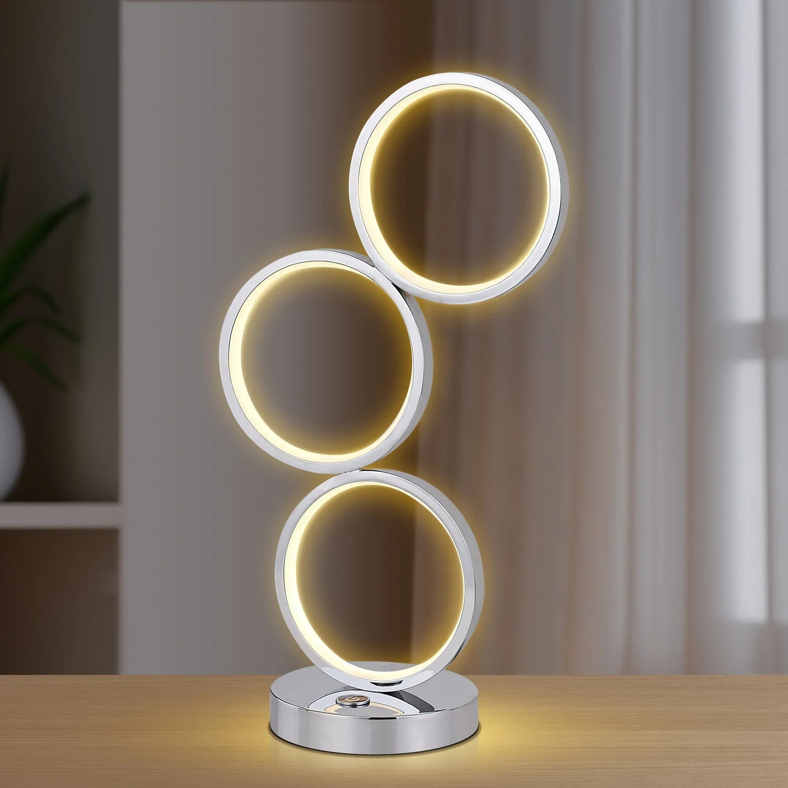 Iva LED Touch Table Lamp - Chrome