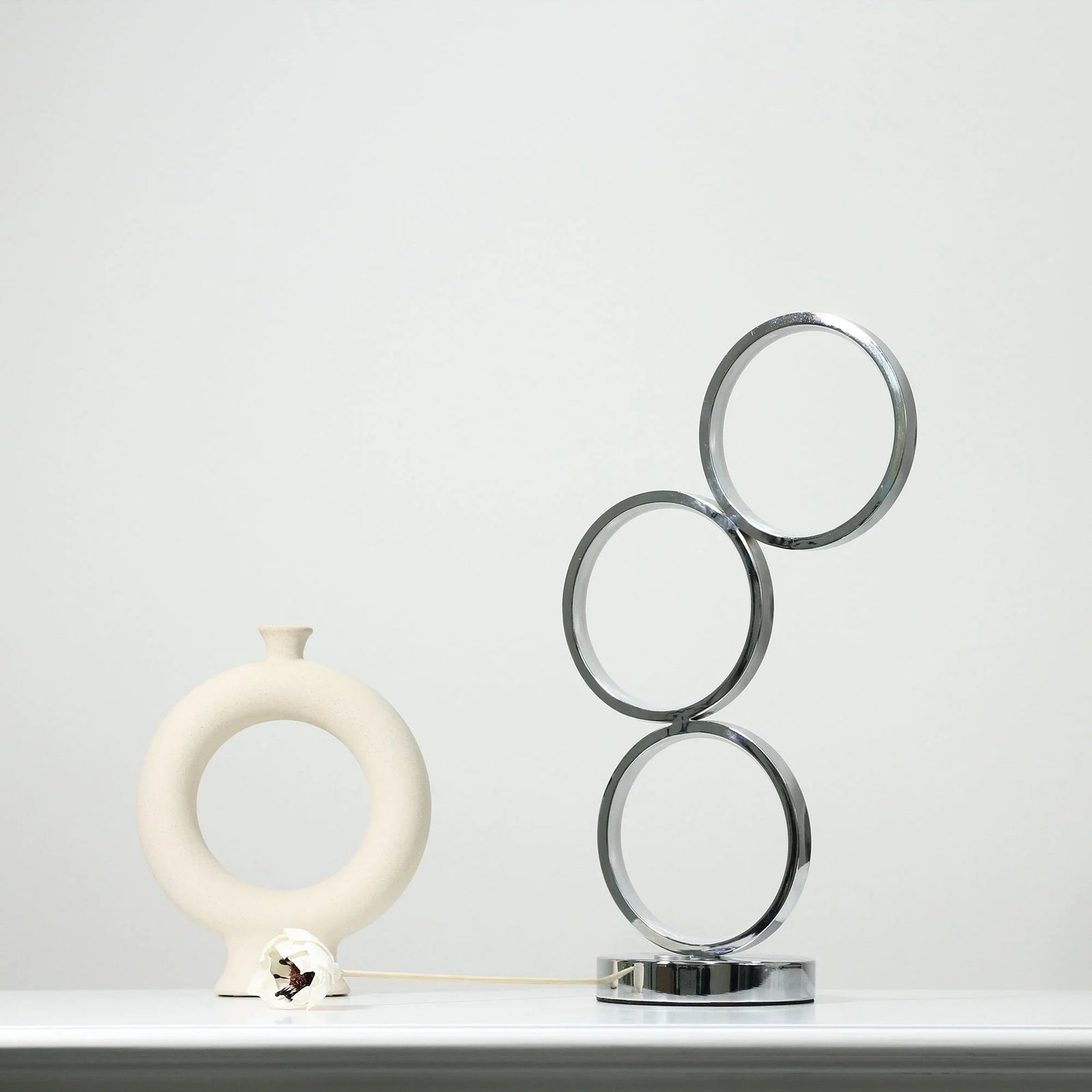 Iva LED Touch Table Lamp - Chrome