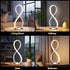 Infinite LED Table Lamp - Chrome