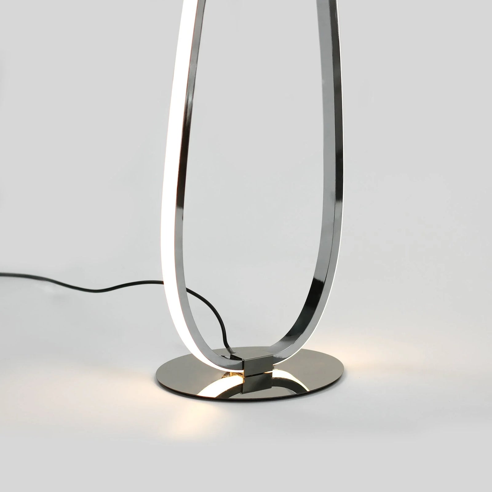 Infinite LED Floor Lamp - Chrome