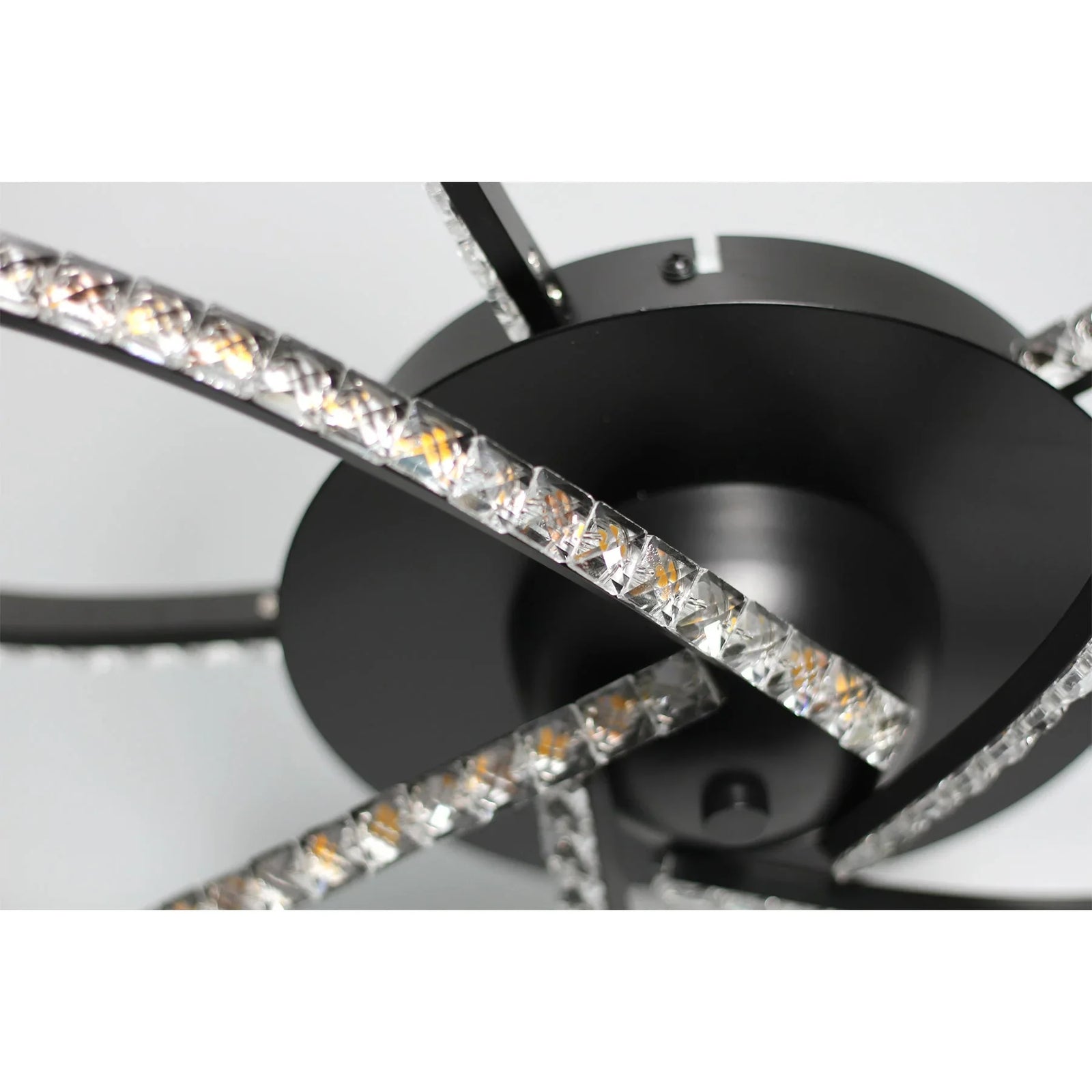 Irie Dimmable 5 Lights LED Ceiling Light - Black