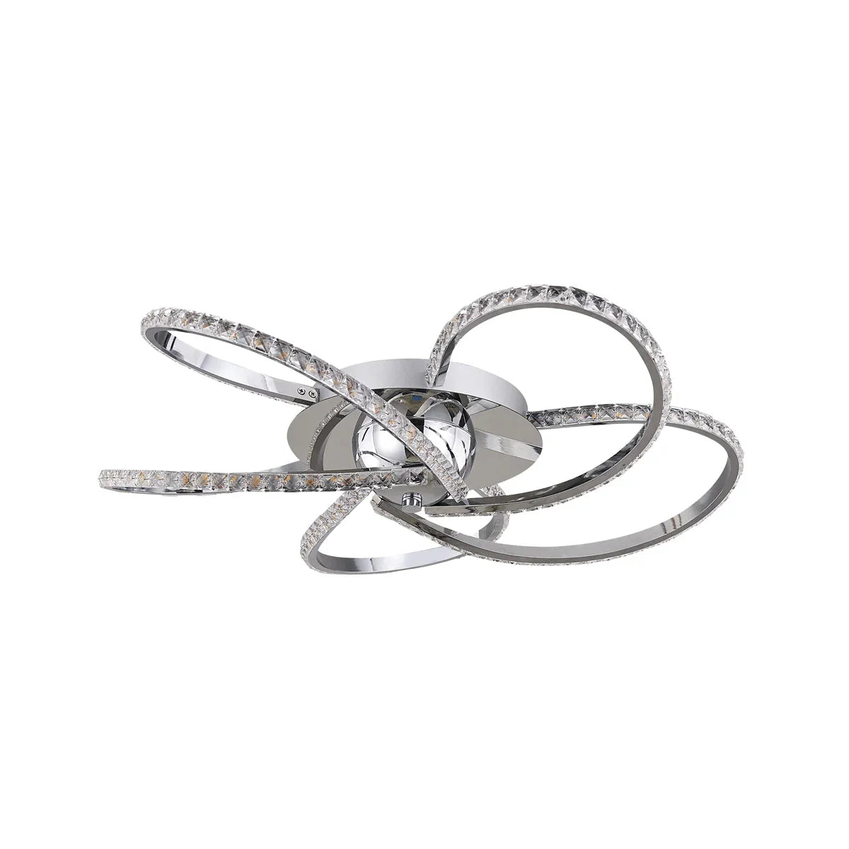 Irie Dimmable 5 Lights LED Ceiling Light - Chrome