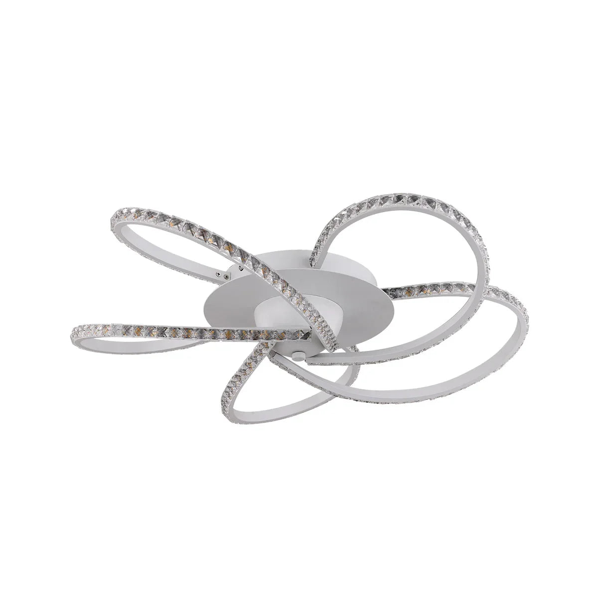 Irie Dimmable 5 Lights LED Ceiling Light - White