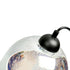 Moravian Oval Glass Pendant Light in Chrome, Speckled Effect, E27 Base