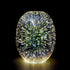 Moravian Glass Oval Pendant Light - Copper
