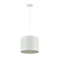 Ingrid Pendant Light Small White Drum Shade Paper Fabric Round 170cm