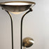Buckley Dimmable LED Mother and Child Floor Lamp, 180cm, Satin Chrome Base