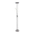 Buckley Dimmable LED Mother and Child Floor Lamp, 180cm, Satin Chrome Base