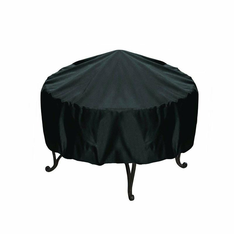 Rainproof Round Table Cover For Outdoor Garden Grill - 84X50Cm