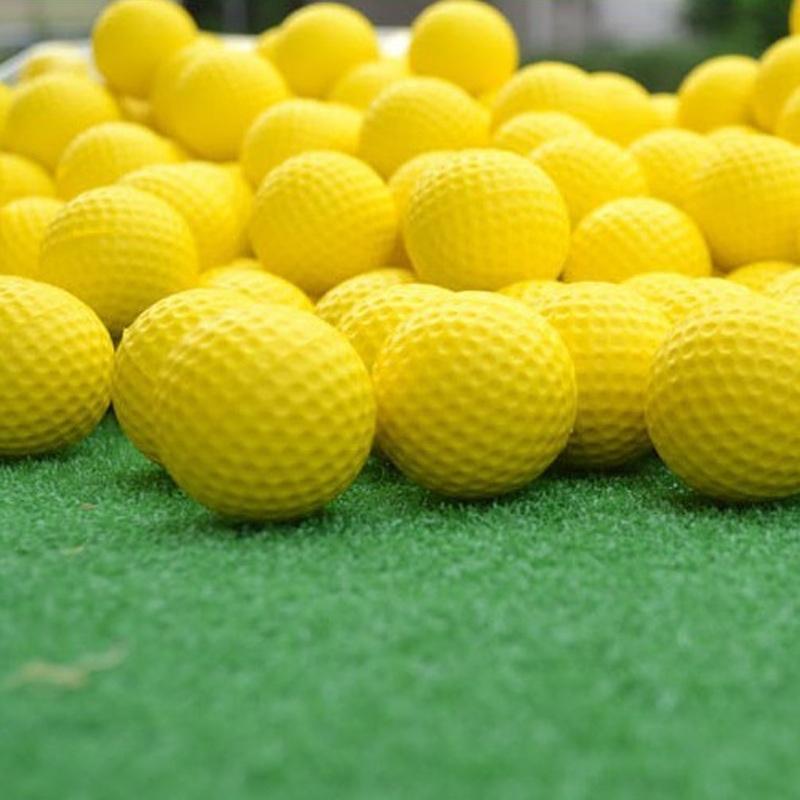 Set of 10 Rubber Indoor Golf Balls