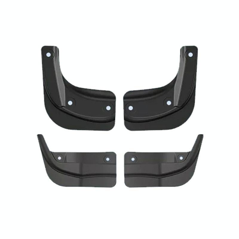 4Pcs / Set Splash Guards Matte Fender No Drilling Required Upgraded Pp Material - For Tesla Model Y