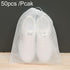 50 Pcs Thickened Non Woven Shoe Storage Bag Portable & Sunscreen - 50Pcs /Pack 24X38Cm Small