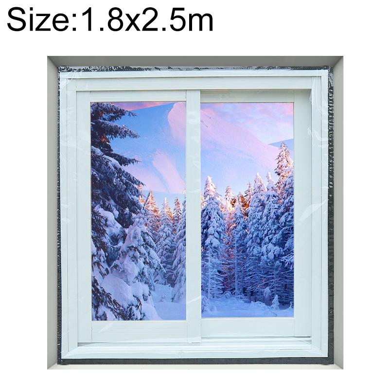 Double-Layer Insulation Film For Indoor Windows - Windproof Warm Soundproof - 1.8X2.5M