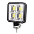 Car Square Work Light With 4 Cob Lamp Beads