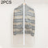 2-pack Hanging Garment Storage Bags with Zipper - Clear