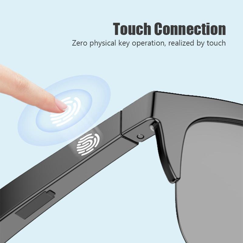 Bluetooth 5.3 Smart Sunglasses With Wireless Headset And Anti-Glare Protection