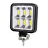 Car Square Work Light With 6 Cob Lamp Beads