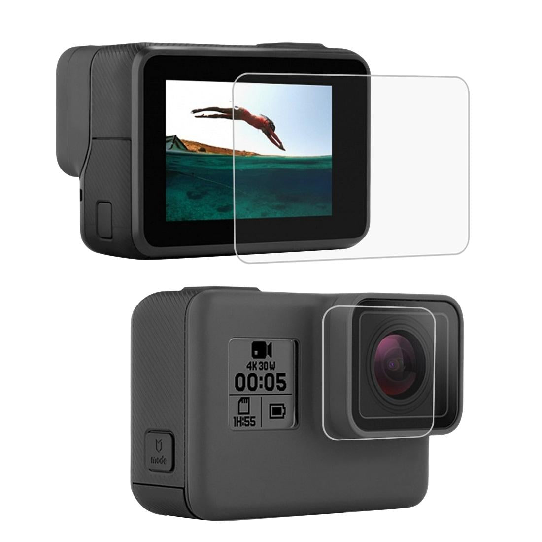 Tempered Glass Screen Protector For Gopro Hero7 / 6 / 5 - Hd Clarity