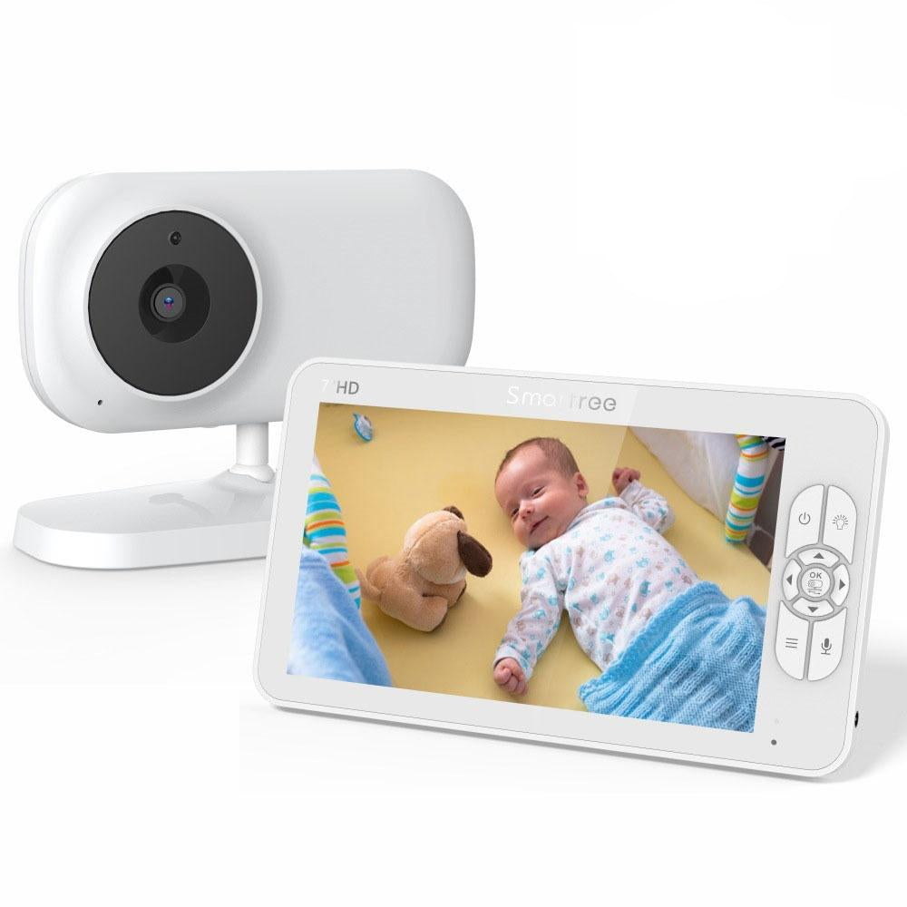 7 Wireless Baby Monitor With Temperature Monitor And 2-Way Audio