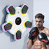 Bluetooth Music Boxing Machine - 4 Modes 9 Speeds Colourful Lights - With Adult Gloves White