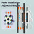 Bluetooth Music Boxing Machine - 4 Modes 9 Speeds Colourful Lights - With Adult Gloves White