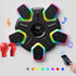 Bluetooth Music Boxing Machine - 4 Modes 9 Speeds Colourful Lights - With Adult Gloves White