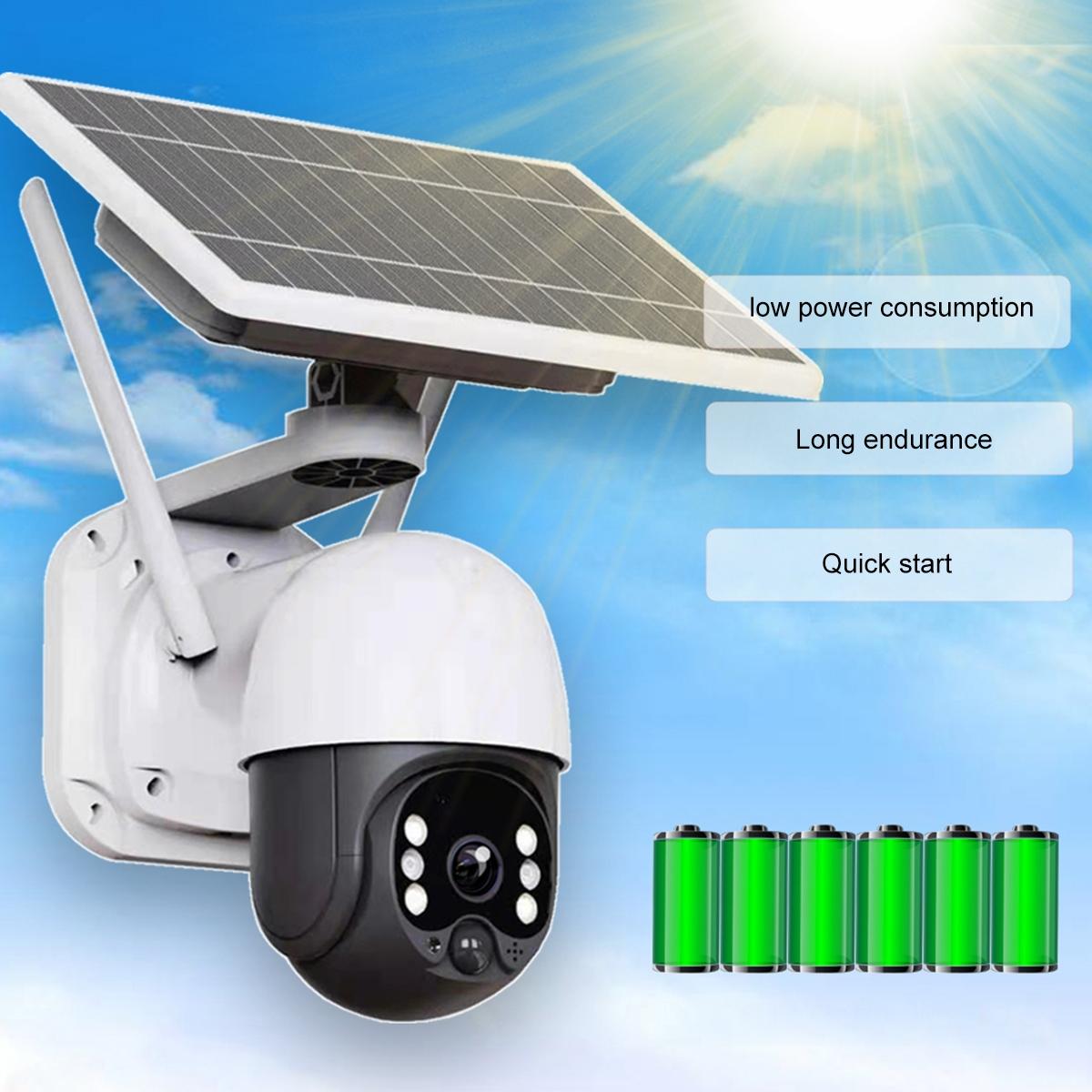 Full Hd Solar Wifi Camera With Pir Alarm And Night Vision