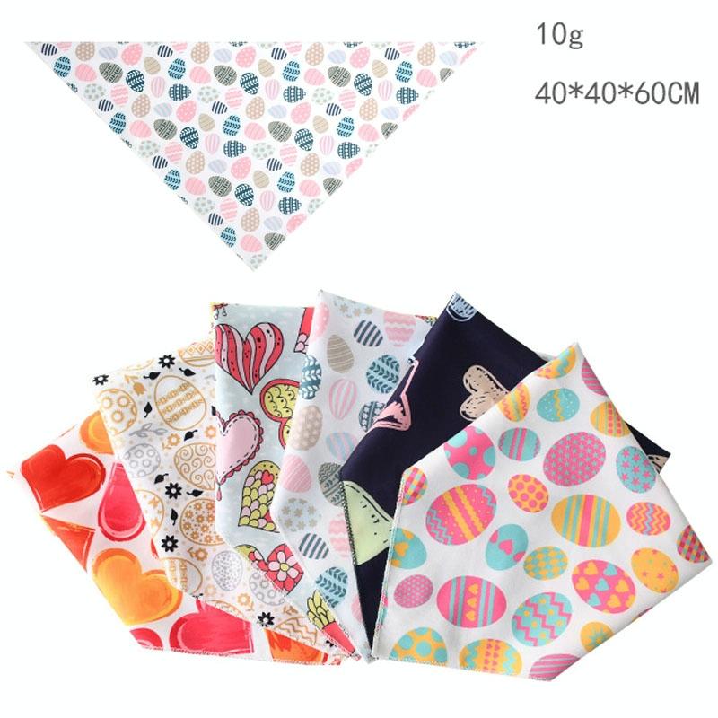 Cute Pet Triangle Towel Bib Cartoon Cats And Dogs Drool Towel Scarf - 04