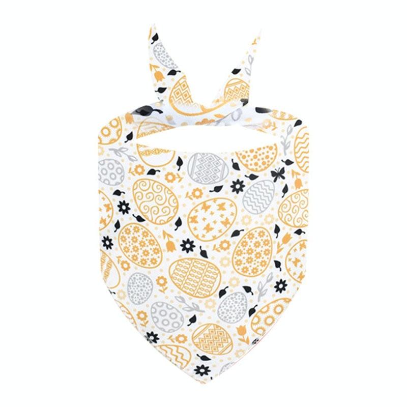 Cute Pet Triangle Towel Bib Cartoon Cats And Dogs Drool Towel Scarf - 04