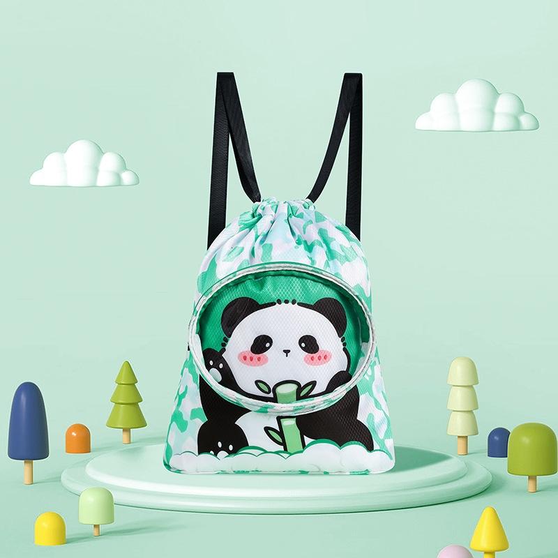 Kids' Cartoon Swim Bag Waterproof Dry / Wet Portable - Small Panda