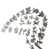 100Pcs Mixed Antique European Bracelet Charms Diy Fashion Jewelry