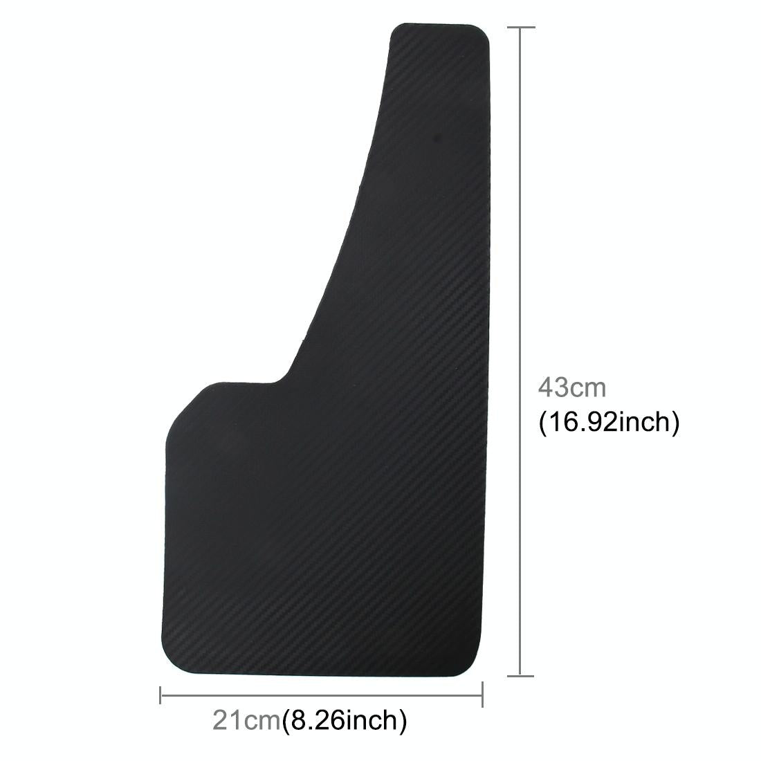 A Pair 3D Carbon Universal Racing Mudflaps Fender Guard