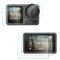 2-pack 3-in-1 Tempered Glass Screen Protectors for Front and Back Lenses