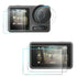 2-pack 3-in-1 Tempered Glass Screen Protectors for Front and Back Lenses