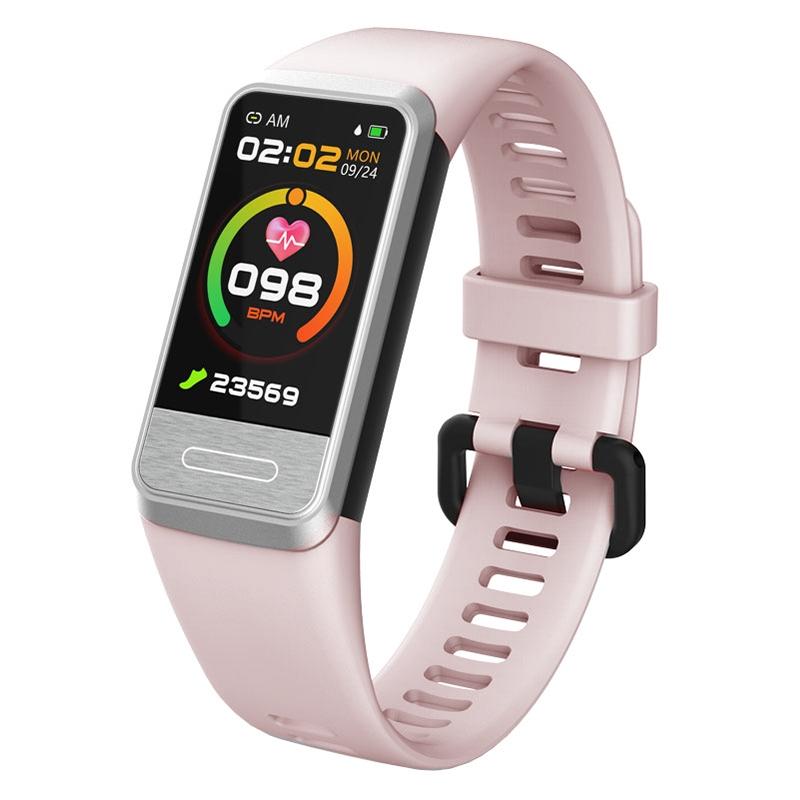 Smart Blood Glucose Sleep Tracker - Tft Hd Display - Black