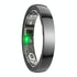 Smart Ring With Heart Rate Blood Oxygen Sleep & Sports Modes - Size 9 - Black