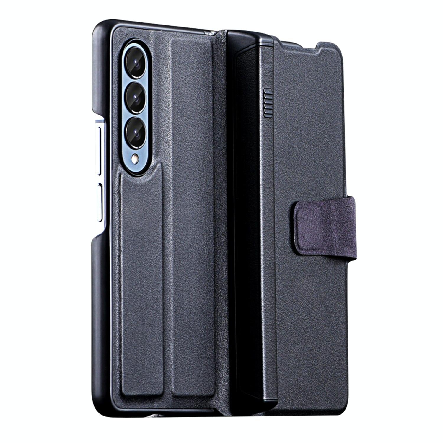 Foldable Magnetic Phone Case With Pen Holder For Samsung Galaxy Z Fold 4 - Portable And Practical