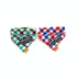 Pure Cotton Plaid Dog Scarf Small And Medium-Sized Dog Saliva Towel - Size S 20-30Cm - Red