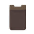 Lycra Phone Card Holder Stretch Back Sticker Wallet For Cards Bus Pass Bank Fits Most Phones - Black