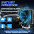 14W 9 - 30V 4 Inch Mixed Luminous Square Floodlight With Wire Set