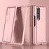 Frosted Skin Case for Samsung Galaxy z Fold 4 - Slim & Stylish - Black Color Bar