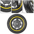 Front Wheel For Ninebot Max G30 - 10 Inch Tubeless Yellow